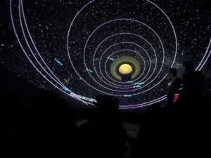 Planetarium Home 4 Exploring Saturn inside the planetarium